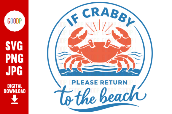 Crabby Return to the Beach SVG: A Digital Asset for Summer Creativity