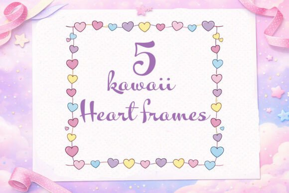 Elevating Digital and Physical Crafts with Cute Heart Frame Clipart PNG
