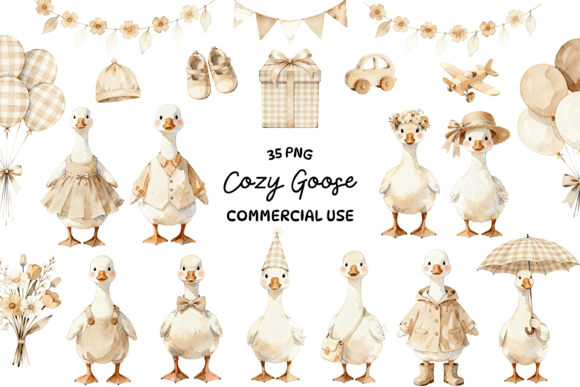 Embracing the Charm of Cozy Goose Clipart in Modern Digital Design