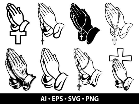 Praying Hands SVG Bundle