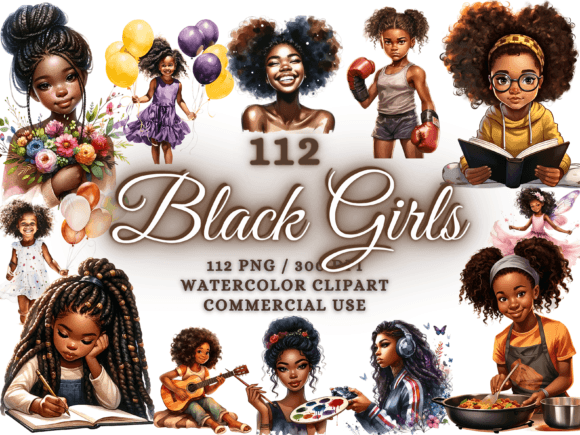 Visualizing Identity: The Impact of High-Resolution Black Girls Clipart in Modern Design
